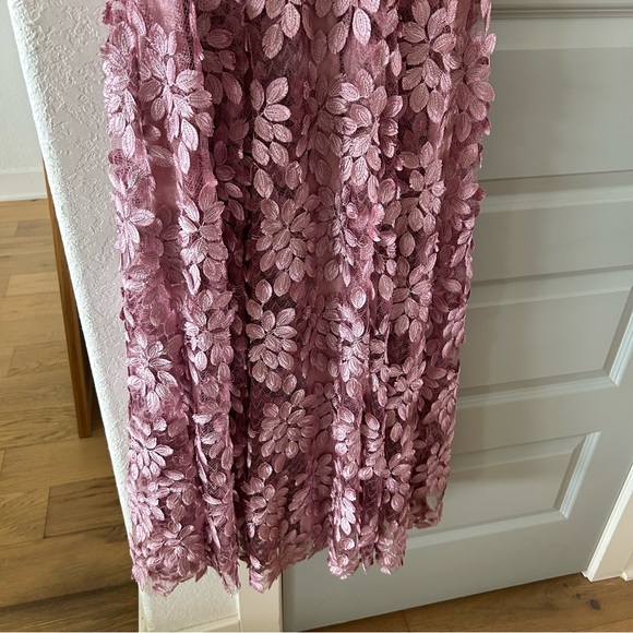 NWT BHLDN Virdia Lace Appliqué Floral Midi Dress Anthropologie - Picture 8 of 11